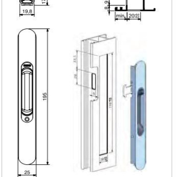 FECHO EMBUTIR 247 ALUALPHA BRANCO